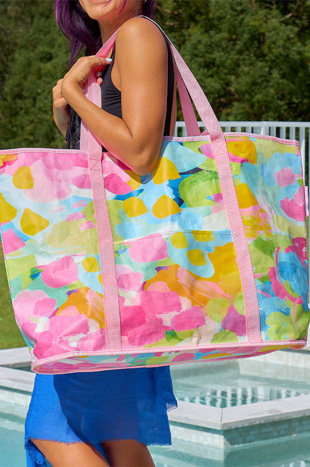 Good Vibes Jumbo Beach Bag