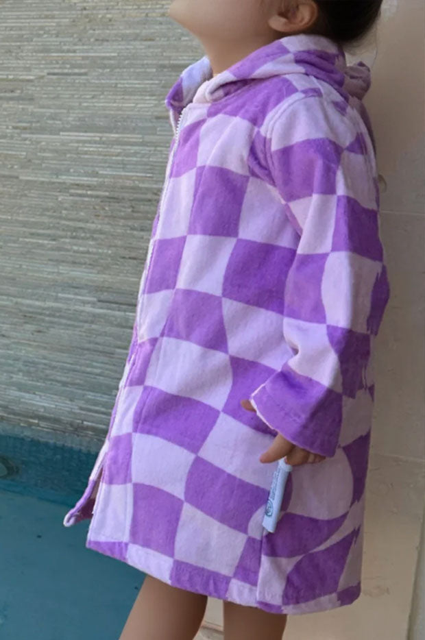 Kids Ocean Drifter Hooded Towelling Robe 3-5Y