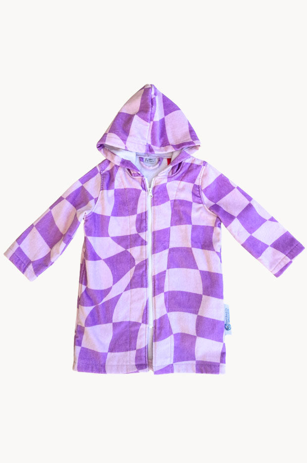 Kids Ocean Drifter Hooded Towelling Robe 3-5Y