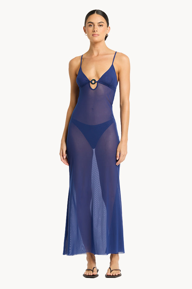 Mesh Cindy Ring Maxi Dress