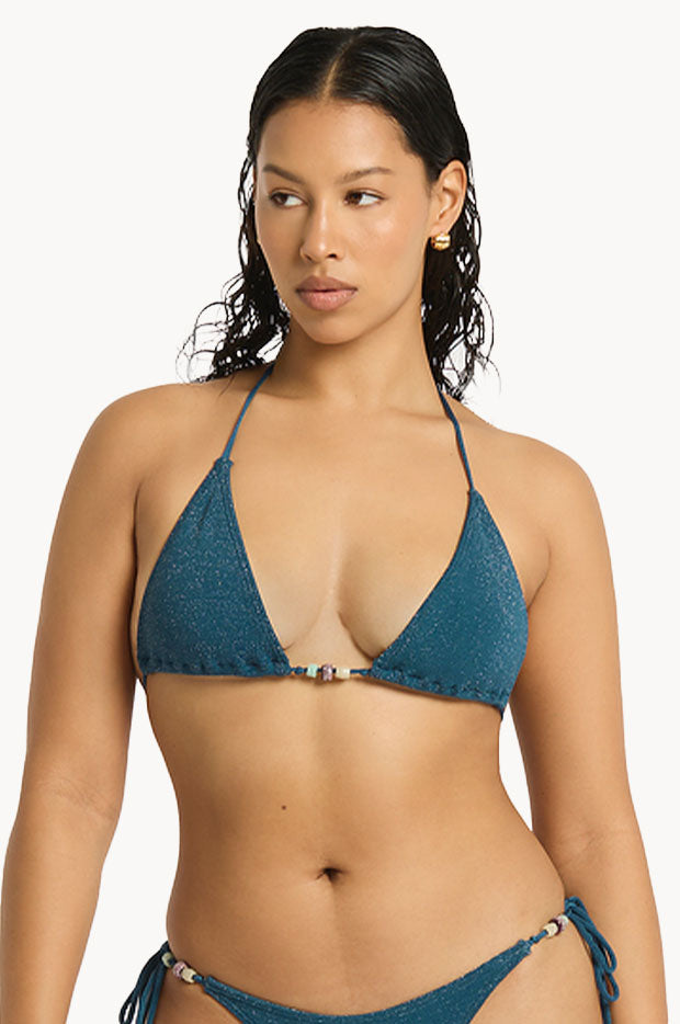 Lurex Beaded Ingrid Tri