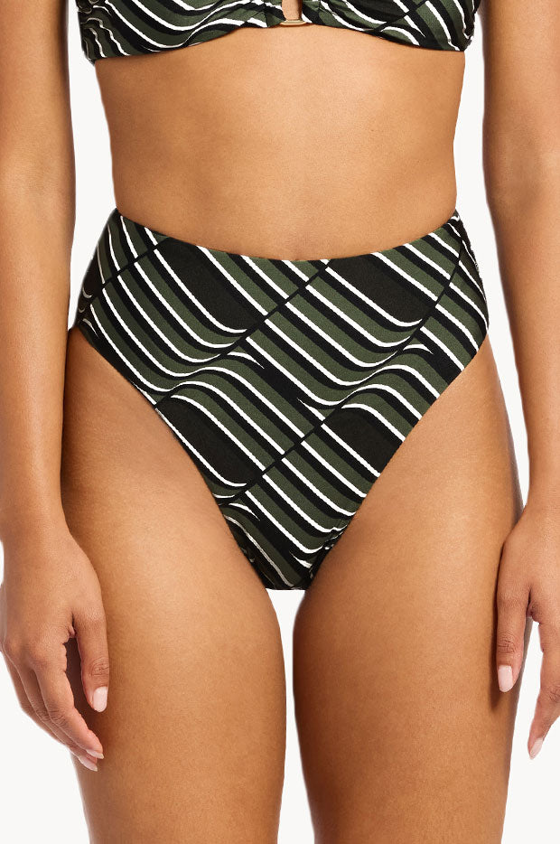 Mirage High Waist High Leg Pant