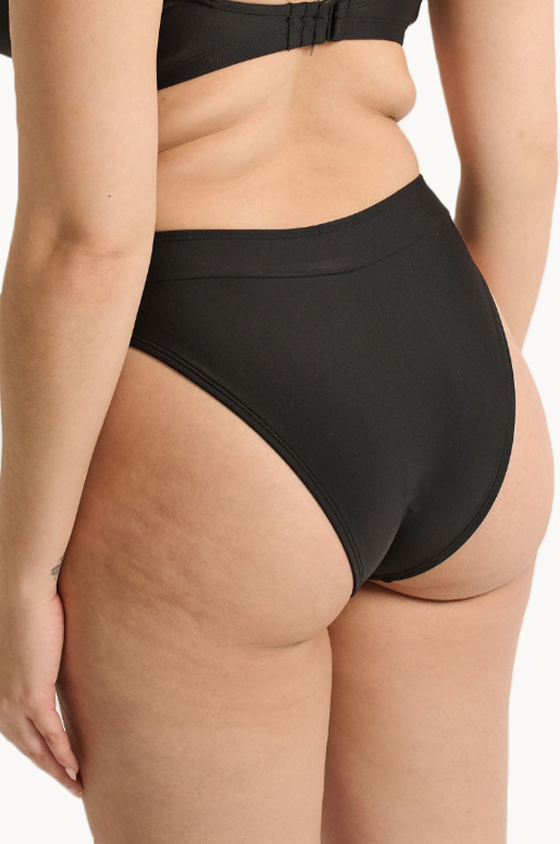 Plain High Leg Brief