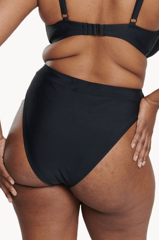 Plain High Leg Brief