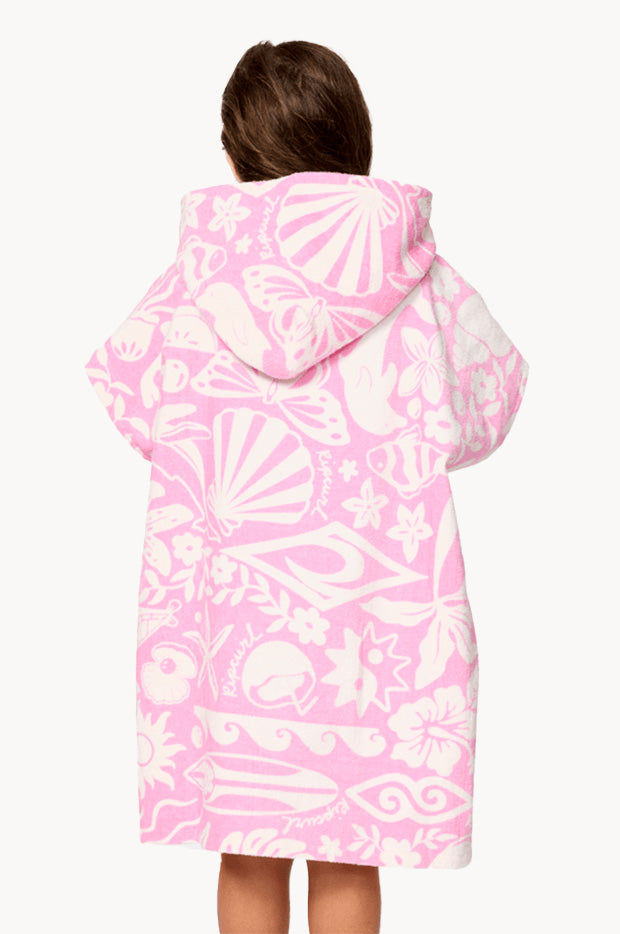 Girls Mixed Snap Hooded Towel