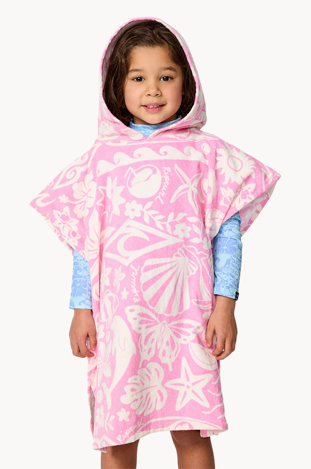 Girls Mixed Snap Hooded Towel