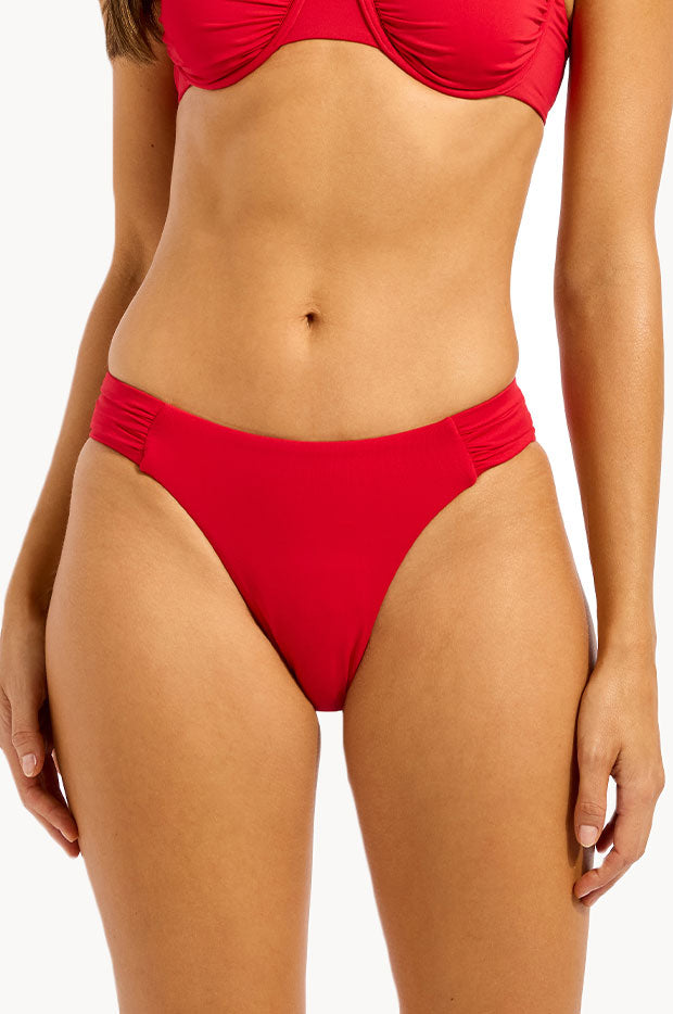 Collective Hi Leg Ruched Side Pant