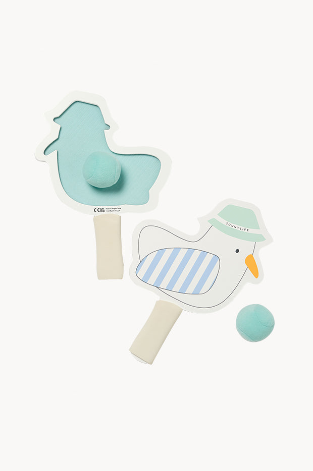 Kids Sammy The Seagull Velcro Beach Bats