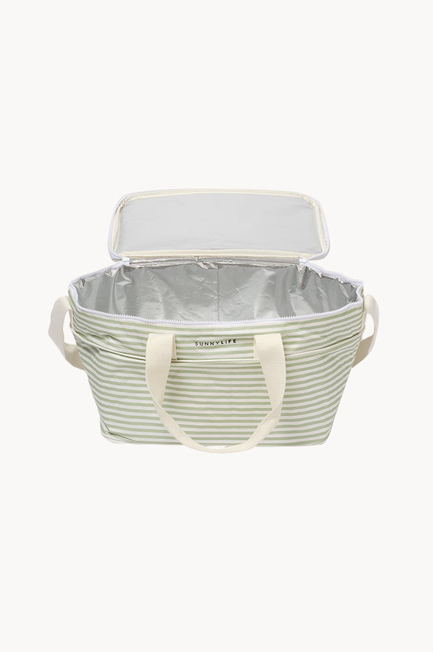 Stripe Light Cooler Bag