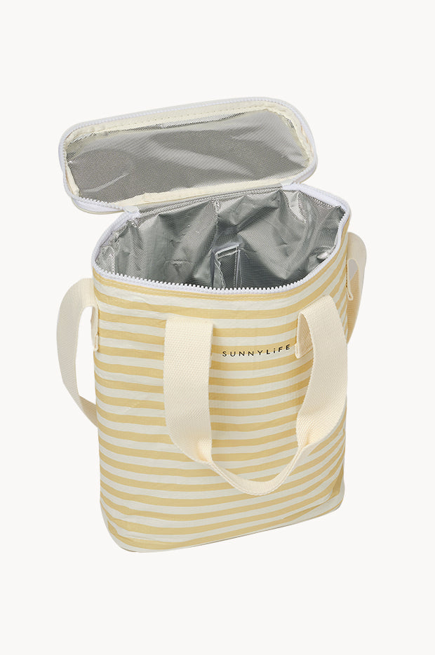Stripe Light Cooler Drinks Bag