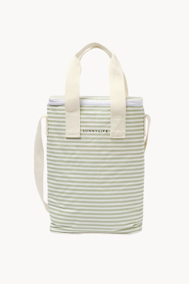Stripe Light Cooler Drinks Bag