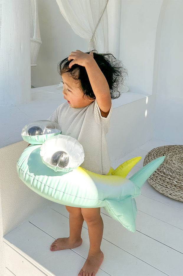 Kids Salty The Shark Tube Pool Ring