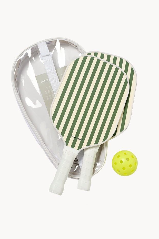The Vacay Stripe Pickleball Set