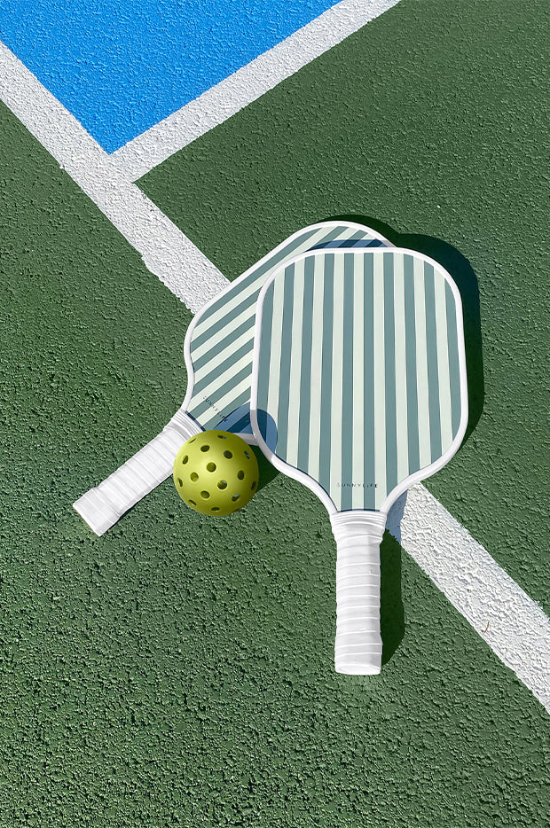 The Vacay Stripe Pickleball Set