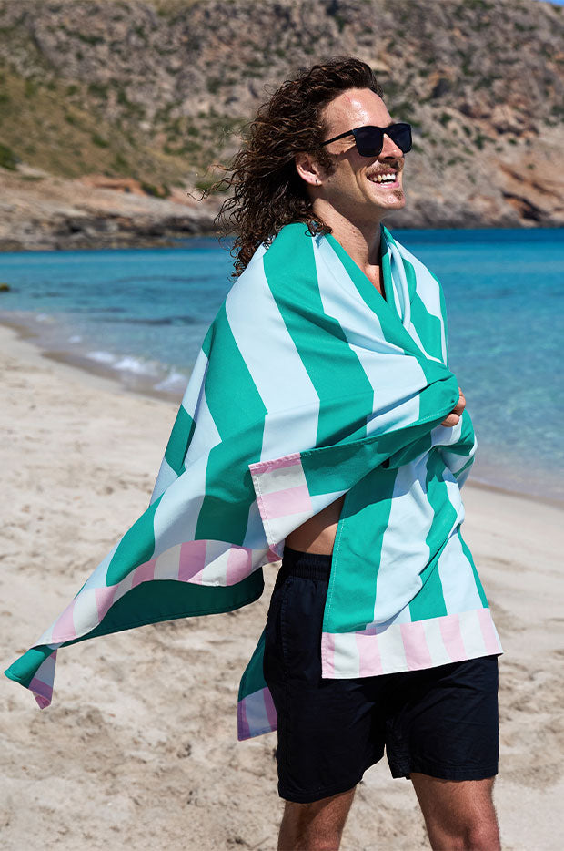 Stripe Clubhouse Microfibre Towel