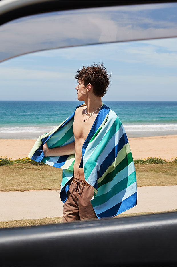 Stripe Summer Microfibre Towel